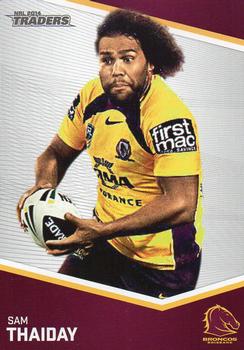 2014 ESP Traders #1 Sam Thaiday Front